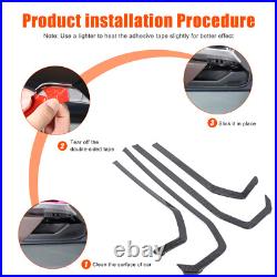 ABS Carbon Fiber Interior Door Panel Trim Cover For BMW 7 Series 2023-2025