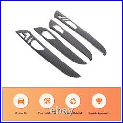 ABS Carbon Fiber Interior door Panel Trim For Benz GLE GLS ML GL W166 2013-19