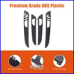ABS Carbon Fiber Interior door Panel Trim For Benz GLE GLS ML GL W166 2013-19