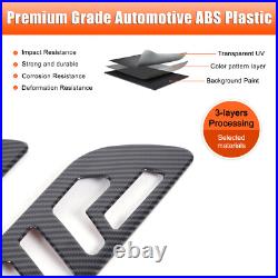 ABS Carbon Fiber Interior door Panel Trim For Benz GLE GLS ML GL W166 2013-19