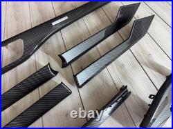 Audi A5 S5 RS5 SPORTBACK 18-22 CARBON FIBER Interior trim kit Set Quattro LHD