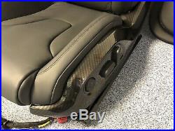 Audi R8 Carbon Fiber / Fibre Interior Seat Trims / Panels