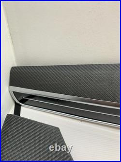 Audi RS6 C8 2024 RHD Carbon Fiber Interior Trim Door Dashboard Black Piano