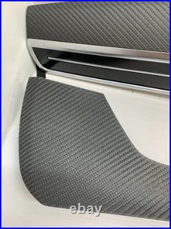 Audi RS6 C8 2024 RHD Carbon Fiber Interior Trim Door Dashboard Black Piano