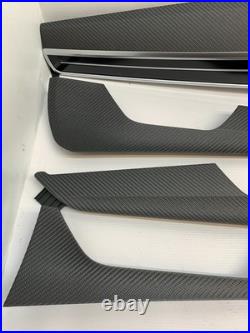 Audi RS6 C8 2024 RHD Carbon Fiber Interior Trim Door Dashboard Black Piano