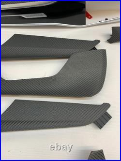 Audi RS6 C8 2024 RHD Carbon Fiber Interior Trim Door Dashboard Black Piano