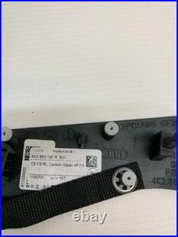 Audi RS6 C8 2024 RHD Carbon Fiber Interior Trim Door Dashboard Black Piano