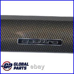 Audi S4 B7 Interior Dashboard Decor Trim Strip Quattro Panel Set Carbon Fibre Audi S4 B7 Interior Dashboard Decor Trim Strip Quattro Panel Set Carbon Fibre