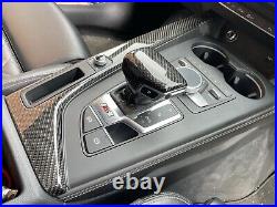 Audi S4 S5 Rs4 Rs5 B9 B9.5 Carbon Fiber Interior Trims Set Carbon Skinning Serv