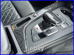 Audi S5 B9 B9.5 Coupe Carbon Fiber Interior Trims Set Carbon Skinning Service