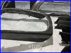 Audi rs4 s4 a4 b8.5 carbon fiber interior trims set Carbon Skinning Service