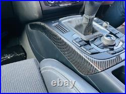 Audi rs4 s4 a4 b8.5 carbon fiber interior trims set Carbon Skinning Service