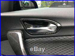 AutoTecknic BM-0356 Carbon Fiber Interior Door Handle Trims Fits 16+ BMW F87 M2