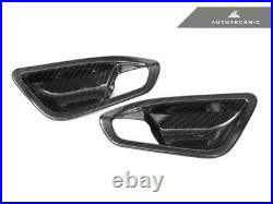 AutoTecknic BM-0356 Carbon Fiber Interior Door Handle Trims Fits 16+ BMW F87 M2