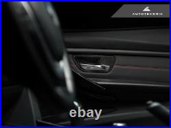 AutoTecknic BM-0360 Carbon Interior Door Handle Trims Fits BMW F-Chassis 2DR