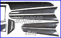 BENZ W204 C-Class C200 C300 Carbon Fiber INTERIOR Dash Kit Trim Parts 2011UP