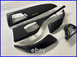 BMW 1 2 Series F21 F22 F87 CARBON Fiber Interior Trim Set M PERFORMANCE RHD