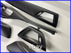 BMW 1 2 Series F21 F22 Matte CARBON Fiber Interior Trim Set LHD