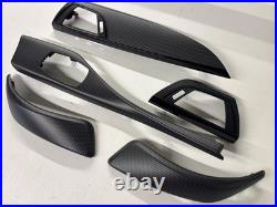 BMW 1 2 Series F21 F22 Matte CARBON Fiber Interior Trim Set RHD