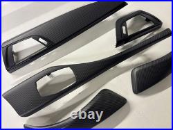 BMW 1 2 Series F21 F22 Matte CARBON Fiber Interior Trim Set RHD