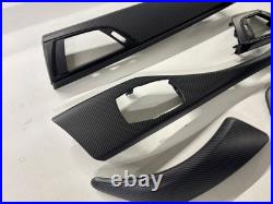 BMW 1 2 Series F21 F22 Matte CARBON Fiber Interior Trim Set RHD