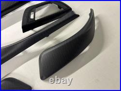 BMW 1 2 Series F21 F22 Matte CARBON Fiber Interior Trim Set RHD