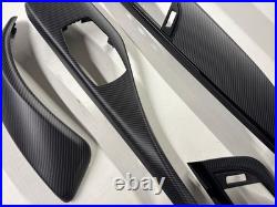 BMW 1 2 Series F21 F22 Matte CARBON Fiber Interior Trim Set RHD