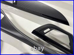 BMW 1 2 Series F21 F22 Matte CARBON Fiber Interior Trim Set RHD