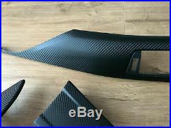 BMW 3/4 F30/31 F34GT F32 Black Carbon Fiber wrapped interior trim set for RHD