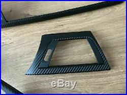 BMW 3/4 F30/31 F34GT F32 Black Carbon Fiber wrapped interior trim set for RHD