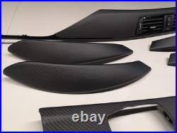 BMW 3 4 Series F30 F34 F36 F32 F82 Carbon Fiber LEATHER Interior Trim Set RHD