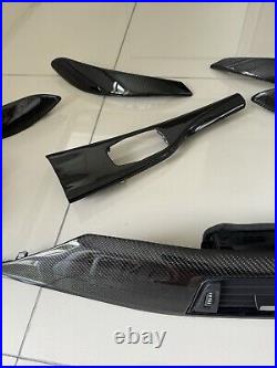 BMW 3 4 Series F30 F34 F36 F32 F82 Real Carbon Fiber interior Trim Set RHD