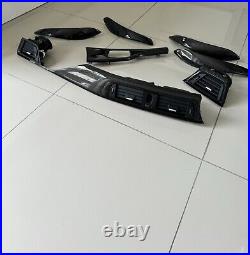 BMW 3 4 Series F30 F34 F36 F32 F82 Real Carbon Fiber interior Trim Set RHD