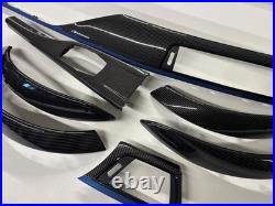 BMW 3 4 Series M3 M4 F30 F32 F34 F36 F80 F82 CARBON Fiber Interior Trim Set RHD