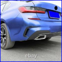 BMW 3 Series G20 G28 2020 Carbon Fiber Canards rear vents Bumper Trim Side M340I