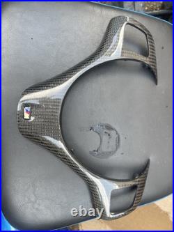 BMW 3 Series G20 Interior Trim Steering Wheel Cover Carbon Fiber ABS, 2020-2022