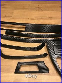 BMW 3 series E90/E91 Black Carbon Fiber Wrapped Interior Trim Set