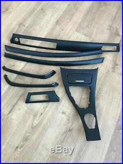 BMW 3 series E90/E91 Black Carbon Fiber Wrapped Interior Trim Set with CCC hole