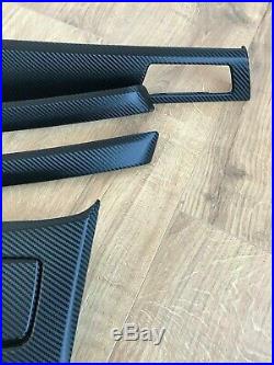 BMW 3 series E90/E91 Black Carbon Fiber Wrapped Interior Trim Set with CCC hole