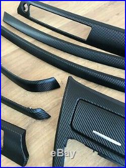 BMW 3 series E90/E91 Black Carbon Fiber Wrapped Interior Trim Set with CCC hole