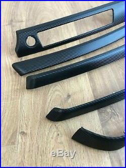 BMW 3 series E90/E91 Black Carbon Fiber Wrapped Interior Trim Set with CCC hole