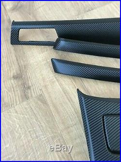 BMW 3 series E90/E91 Black Carbon Fiber Wrapped Interior Trim Set with CCC hole