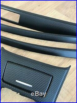 BMW 3 series E90/E91 Black Carbon Fiber Wrapped Interior Trim Set with CCC hole