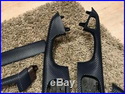 BMW 3 series e46 Convertible Dark Blue Carbon Fiber Wrapped Interior Trim Set