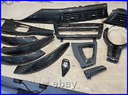 BMW 4 3 Series F30 F31 F32 F36 Carbon Fiber Skinning Service Interior Trims