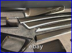 BMW 5 Series F10 F11 Gold CARBON Fiber Interior Trim Set LHD