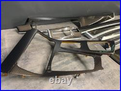 BMW 5 Series F10 F11 Gold CARBON Fiber Interior Trim Set LHD