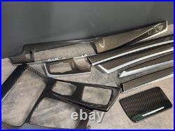 BMW 5 Series F10 F11 Gold CARBON Fiber Interior Trim Set LHD