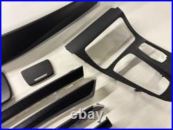 BMW 5 Series F10 F11 Matte CARBON Fiber Interior Trim Set LHD