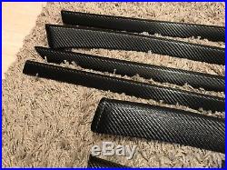 BMW 5 series e39 Black Carbon Fiber Wrapped Interior Trim Set with ///M color